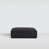 Cosmos Ottoman upholstered in Charcoal - modular design